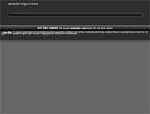 Tablet Screenshot of newbridge.com